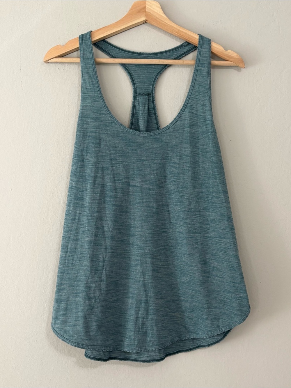 Lululemon Teal Blue Racerback Flowy Athletic Tank Top